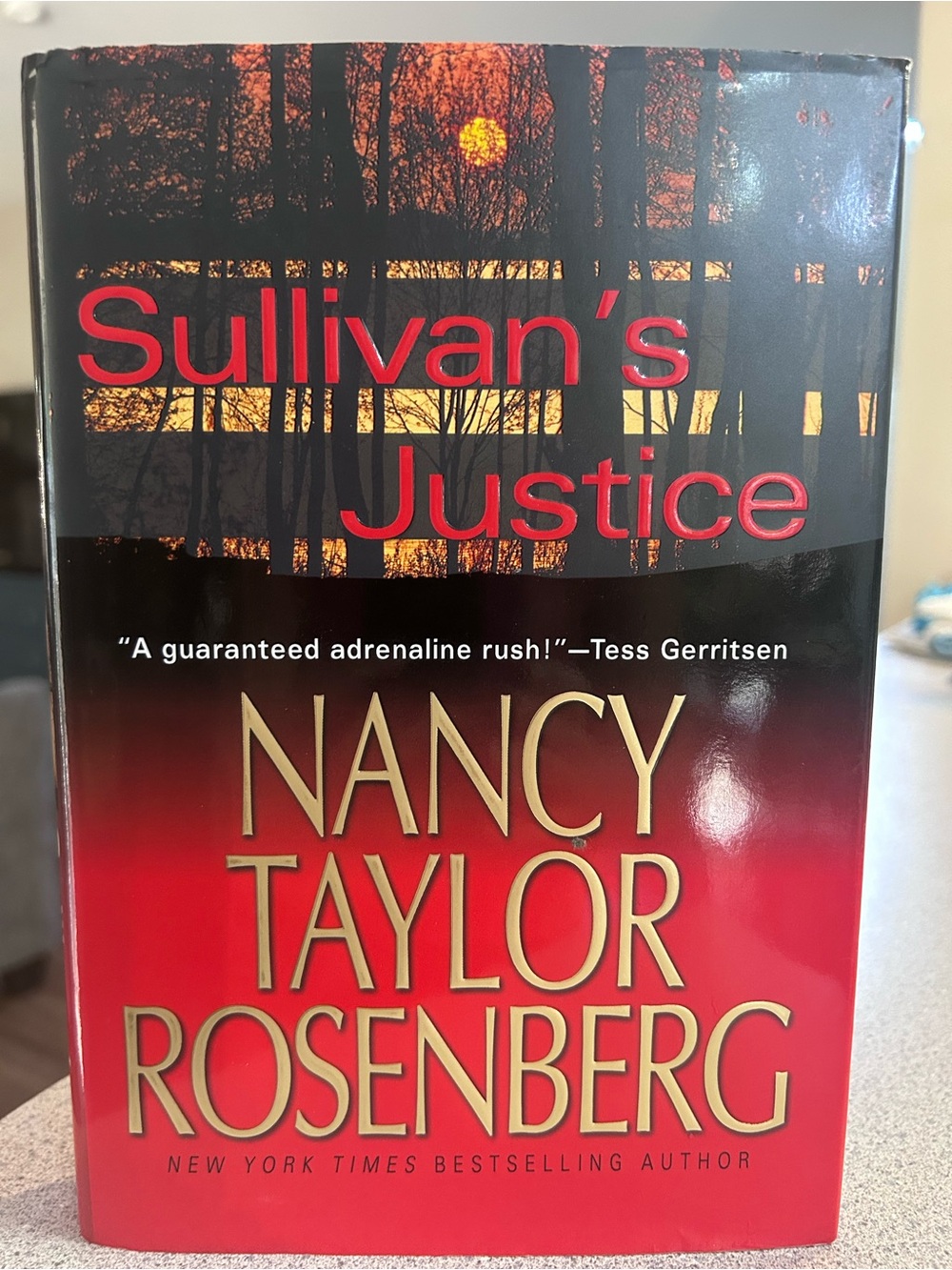 Book Nancy Taylor Rosenberg Sullivan's Justice Hardback - Red/Black